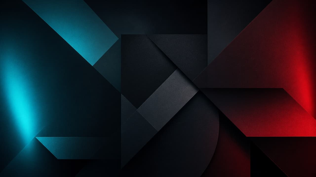 Abstract layered geometric light atmosphere for a campaign creative case study